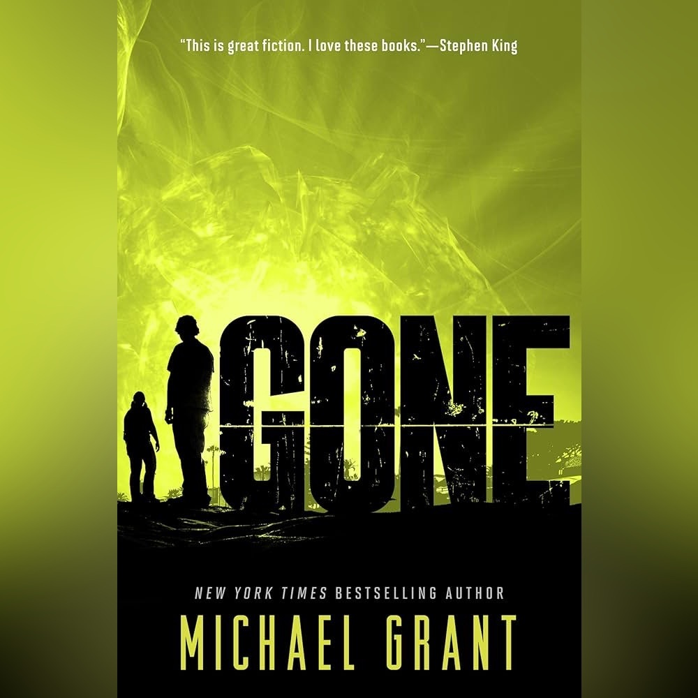 Green and Black Graphic book ‘Gone’